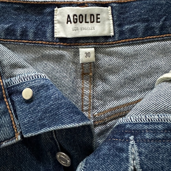 AGOLDE PARKER VINTAGE CUT OFF SHORT - Caution - Size 30 - Picture 3 of 4